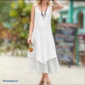 The Perfect Sundance White Linen Dress